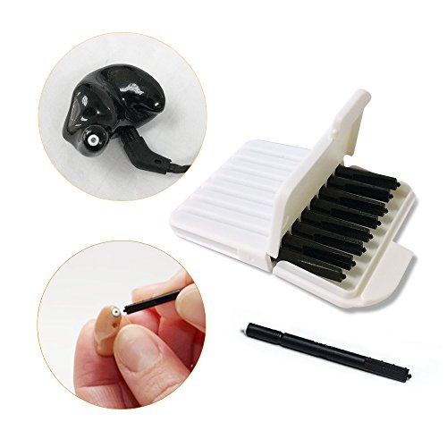 Hearing Aid Wax Guard - Hearing Aid Accessories Replacement Nanocare Filters Wax Traps (10 Cards/ 80 Filters)