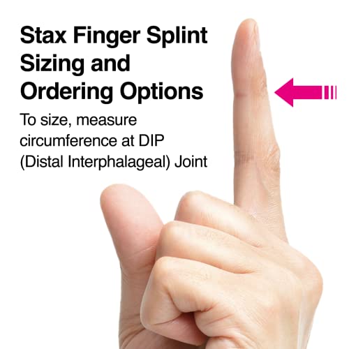 Rolyan Stax Finger Splint, Individual Splint Size 2