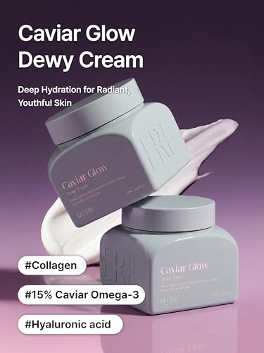 Caviar Glow Dewy Cream, korean face moisturizer, Anti-Aging Skin Cream