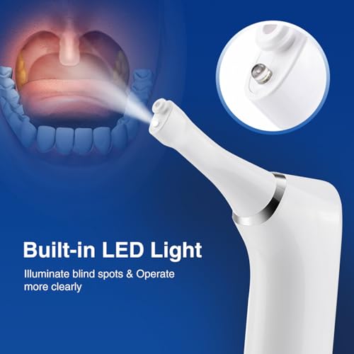 Electronic Tonsil Stone Remover, Visible Tonsil Camera, Tonsil Stone Removal Kit with Camera and Led Light, APP WiFi Connection, Tonsil Stone Vacuum with 5 Level Oral Suction Device
