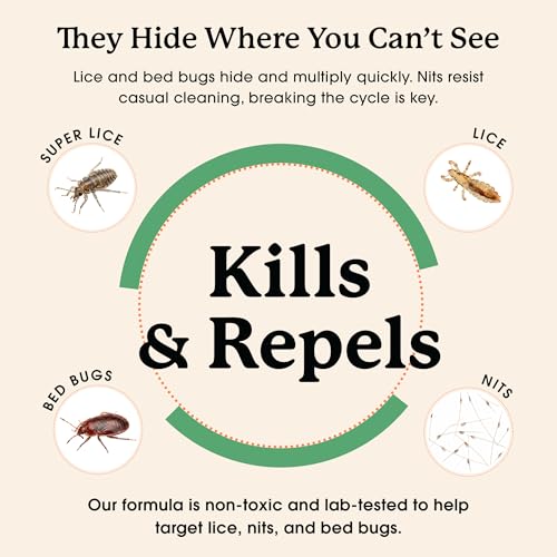 MAYDAY Lice Treatment & Home Defense Kit: Bedding Spray + Treatment + Comb
