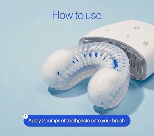 Autobrush Fluoride-Free Foaming Toothpaste for Adults, Mint Flavor, Whitening & Deep Cleaning, Travel Friendly, Anti-Cavity (Pack of 2)