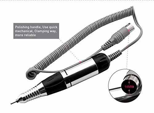 Replacement Nail Drill Handpiece Electric Nail File Pen Black