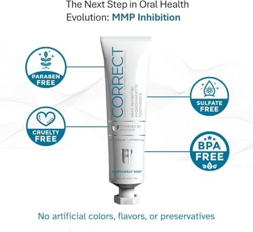 Fluoride-Free Nano-Hydroxyapatite Toothpaste – Whitening, Sensitive Teeth, MMP Inhibiting, Antiplaque, Remineralizing, Created by Doctors + Dentists for Gum Health, SLS-Free, Made in USA, 4oz, 3-Pack