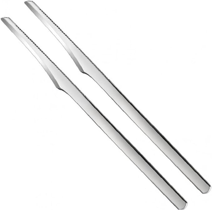Pedicure Shaver Set Professional Pedicure Scraper Nail Knife Set Exfoliating Scraper for Dry Hard Cracked Skin Set of 2 - BeesActive Australia
