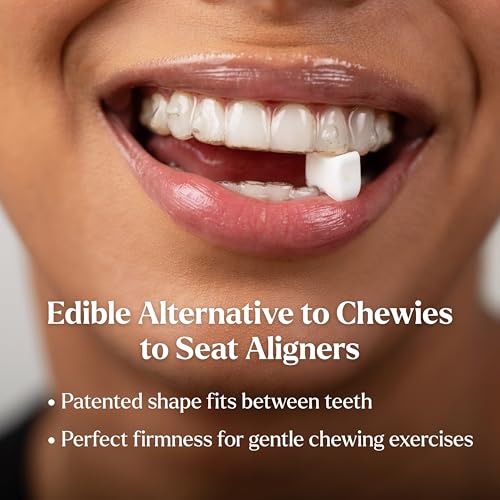 Movemints Clear Aligner Mints - Patented Aligner Seating Mints - Edible Alternative to Aligner Chewies - Spearmint Flavor - 20 Count (Pack of 7) 20 Count (Pack of 7)