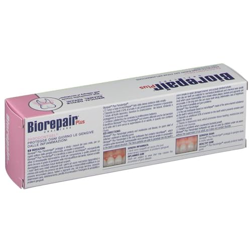 Biorepair Parodontgel® Daily Toothpaste - 2.54 Fluid Ounces (75ml) Tubes (Pack of 3) [ Italian Import ]