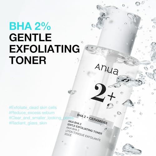 Anua BHA 2 Gentle Exfoliating Toner with Salicylic Acid, 5.07 fl.oz
