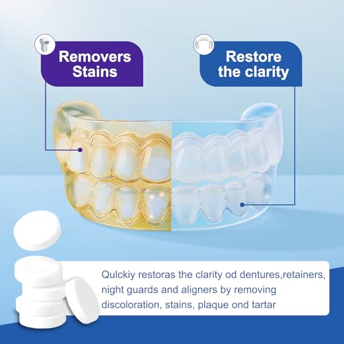 Retainer Cleaner Tablets 150 Count Denture Cleaning Tablets