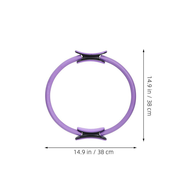 Yoga Resistance Circle Yoga Accessory Yoga Balance Ring Pilates Circle Exercises Pilates Ring Exercises Purple 42X38CM