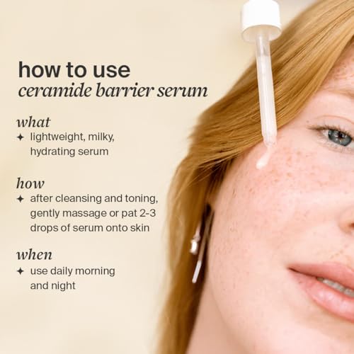 Cocokind Ceramide Barrier Serum, More Hydrating Than Hyaluronic Acid, Serum to Reduce Dryness, All Skin Types including Sensitive Skin, Fragrance Free, Cruelty Free, 1 fl oz 1 Fl Oz (Pack of 1)