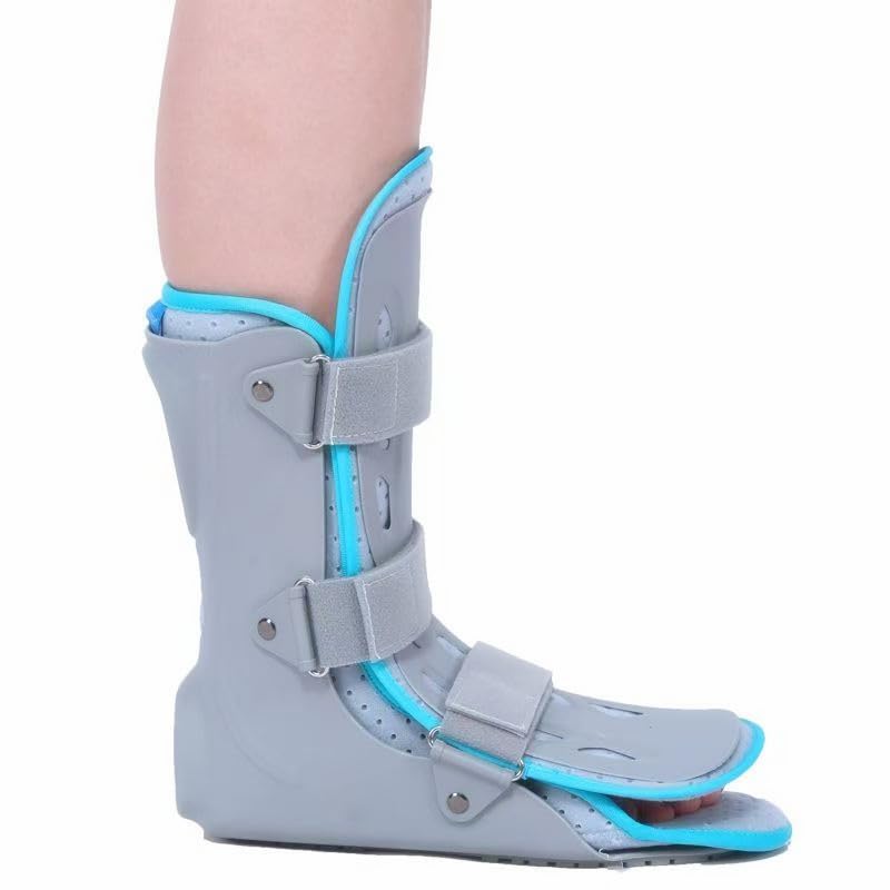 Ankle Foot Orthosis Brace, Walking Boot, Adjustable Support with Straps, Protective Medical Recovery Boot (L, Right) L