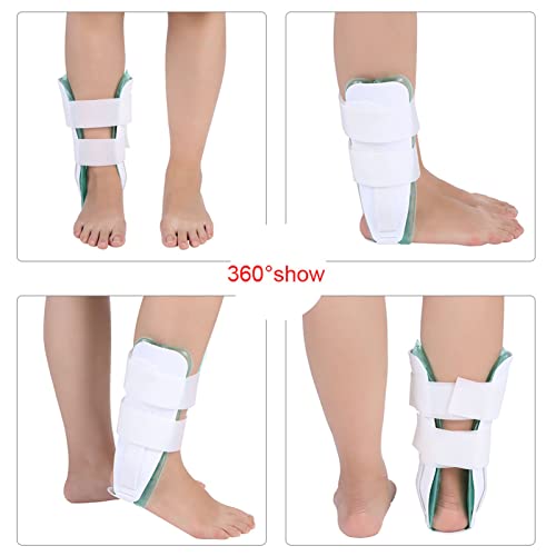Foot Drop Brace for Walking, Gel Plastic Breathable Foot Support Metatarsal Ankle Braces Lightweight Foot Stabilizer for Women and Men Drop Foot, Stroke, Multiple Sclerosis