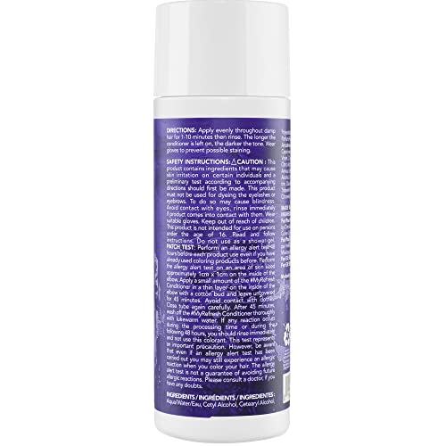 #mydentity MyRefresh Color Depositing Conditioner, 6 oz | Temporary Hair Dye | Color Lasts up to 25 washes Purple Raven