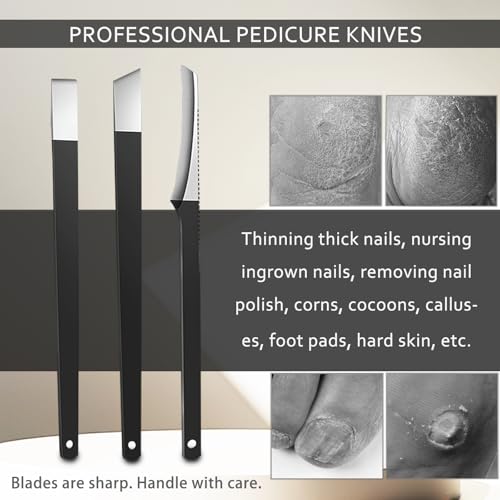 Ingrown Toenail Clipper Thick Nails Cutter Toe Nails Removal Kit Pedicure Tools for Feet Trimmer for Men Women Senior A-5