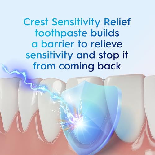 Crest Sensitivity Toothpaste 4.8 oz (3 Pack), Relieves Sensitivity, Strengthens Gums, Anticavity 14.4 Ounce (Pack of 1)