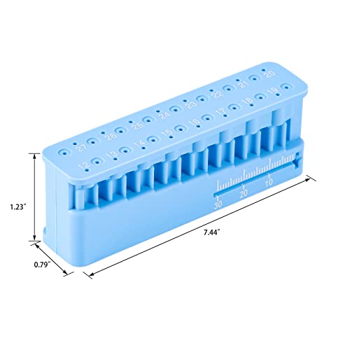JMU Dental Endodontic Measuring Tools Holder Autoclaveable Endo Files Block Measuring Instrument Ruler