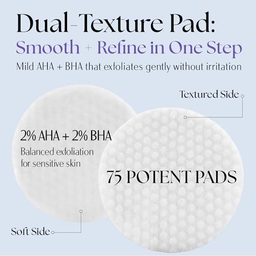 Clinical Resolution Exfoliating Pore Refining Toner Pads for Face, 75 Count 75 Count (Pack of 1)