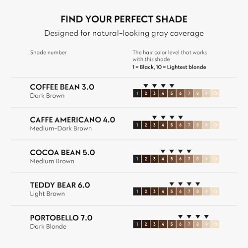 FOUR REASONS Root Touch Up Hair Color Dye - Cocoa Bean 5.0, Demi Permanent 5.0 COCOA BEAN