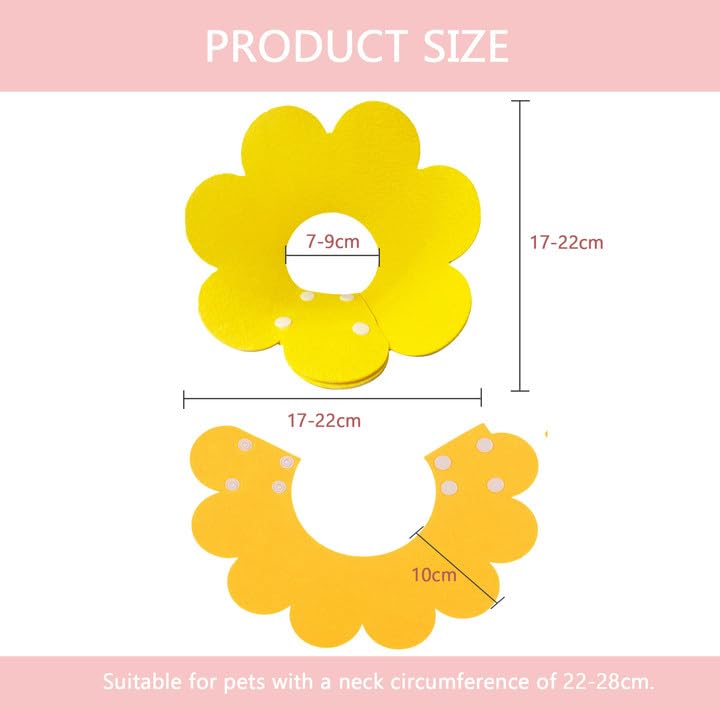Amexo 3 pieces cat protective collar, soft neck collar, cat collar, anti-bite neck collar, cat protective collar for cats, puppies, M - BeesActive Australia