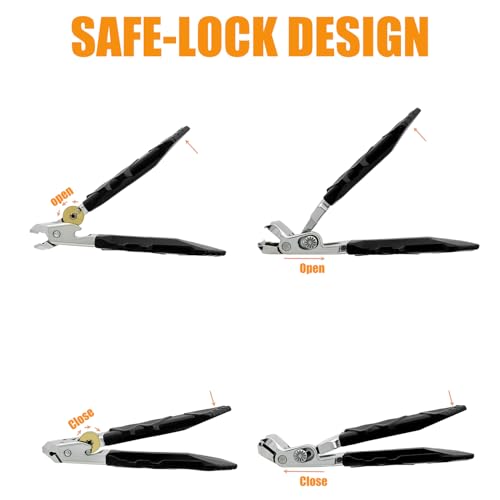 Heavy Duty Angled Head,Wide Jaw Clippers for Seniors and Man,Ingrown Toenail,Thick Nail.Long Handle, Slanted Nail Cutter for Men,Women,Pregnant,Elderly.4Pcs