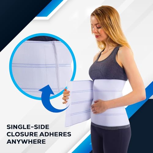 NYOrtho Abdominal Binder Lower Waist Support Belt - Compression Wrap for Men and Women MADE IN USA 3 Panel - 9" High 30-45 Inch (Pack of 1)