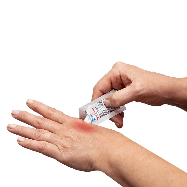 Globe First Aid Burn Cream, Aloe Formula, 0.9 g, Box of 144