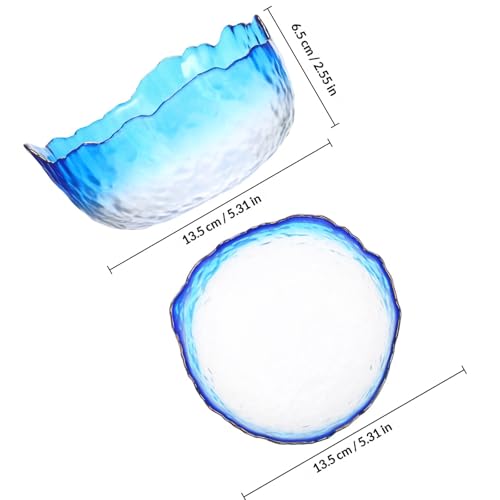 BESPORTBLE Nail Soaking Bowl Manicure Bowl for Gel Polish Removal and Cuticle Softening Nail Art Supplies for Home Diy Salon Use 5.00 X 5.00 X 2.04In 1 Pc