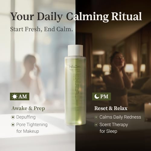 Bang-Ah Tea Cooling Facial Toner – Hydrating & Soothing Korean Mint Toner for Sensitive Skin, Lightweight Refreshing Korean Toner, 150 ml / 5.07 fl oz
