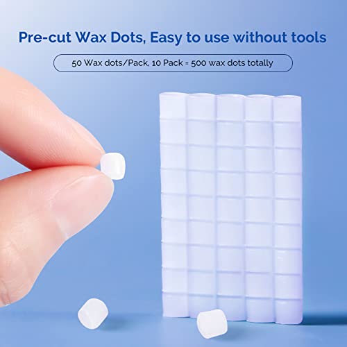 JMU 30 Pack Orthodontic Wax, Precut Braces Wax, Unscented, Mint, Strawberry Flavor