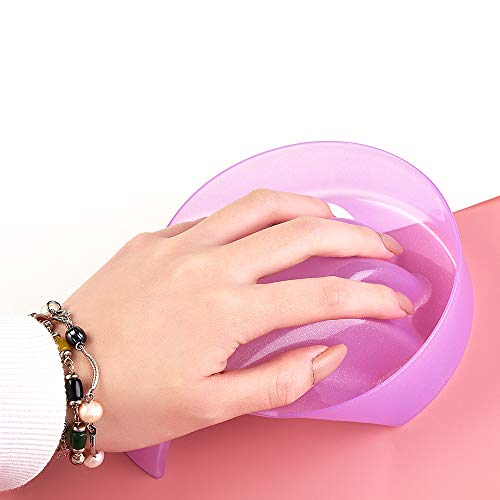 KADS Purple Nail Hand Wash Remover Soak Bowl Salon Nail Spa Bath Treatment