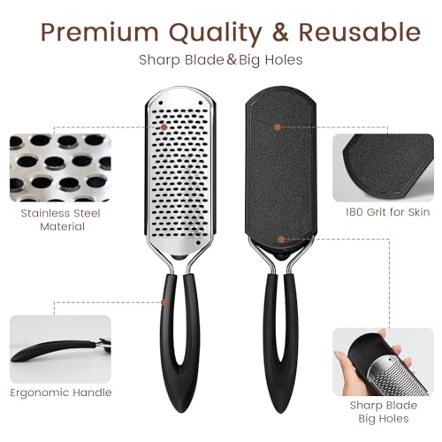 Colossal Foot Rasp Scraper - Callus Remover Detachable Big Hole 1 Count (Pack of 1)