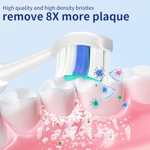 TAWEE Electric Toothbrush Replacement Heads and Teeth Whitening Kit