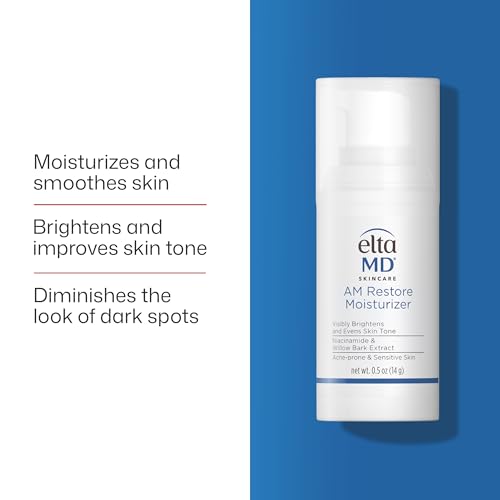EltaMD AM Restore Daily Lightweight Facial Moisturizer 0.5 Ounce (Pack of 1)
