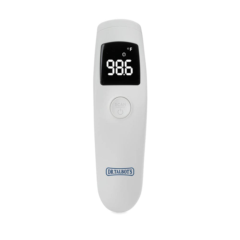 Dr. Talbot's Non-Contact Infrared Thermometer with Led Screen, White Modern White