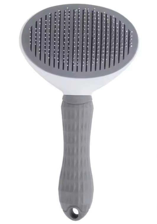 Brush Cat and Dog for shedding Gromming Cat brushes for indoor Cats Dog slickers cat fur brush cat comb with Release Button Dog Gromming Brush pet brush for semi short to semi long,, 7.84 - BeesActive Australia
