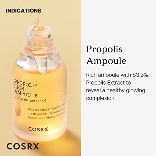 COSRX 73% Propolis Light Ampoule for Sensitive Skin, Fine Lines, 1.01fl.oz