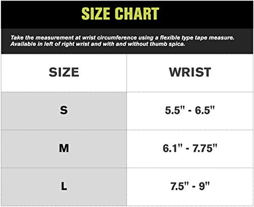 Aircast A2 Wrist Support Brace without Thumb Spica Medium Right Hand