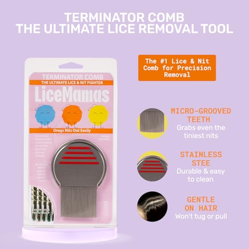 Ultimate Lice Treatment Kit, Oil Mousse Comb, Kids & Adults