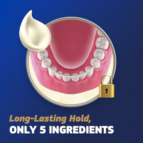 Fixodent Pure Strength Secure Denture Adhesive 2.4oz (Pack of 4) 2.4oz (Pack of 4)