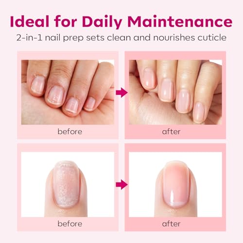Modelones Cuticle Remover, Nail Kit Cuticle Trimmer Pusher Remover Liquid A1-Orange