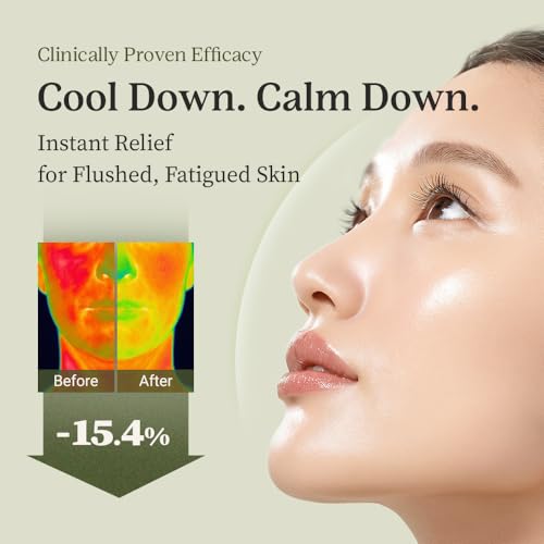 Bang-Ah Tea Cooling Facial Toner – Hydrating & Soothing Korean Mint Toner for Sensitive Skin, Lightweight Refreshing Korean Toner, 150 ml / 5.07 fl oz