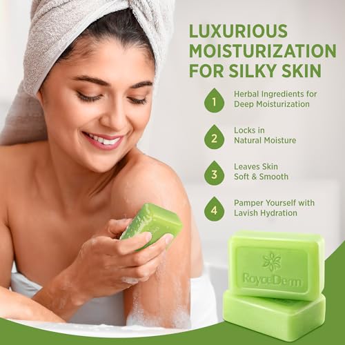 Roycederm Antifungal Bar Soap - Tea tree Oil Soap - Athlete’s Foot Treatment for Jock Itch & Ringworm - Medicated Antifungal Soap with Clotrimazole 1% - Tea Tree Oil Scent, 1 Pack 4 Ounce (Pack of 2)