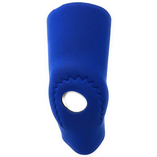 OTC Neoprene Knee Sleeve Support With Hor-Shu Pad, Blue, Small