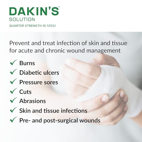 Dakin's Wound Cleanser Pro 0.125% Wound Cleanser, Irrigation 16oz 16 OZ Irrigation Cap