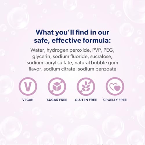 EverSmile OrthoFoam Anticavity Braces Cleaner w/Fluoride — 60 Uses Per 50ml Bottle – Helps Strengthen Enamel & Protect Against Cavities – Foam Cleans Under Metal & Ceramic Braces – 2 Pack, Bubble Gum