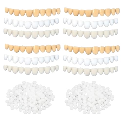 Tooth Repair Kit 12PCS, Temporary Natural Shade for Filling Broken Tooth