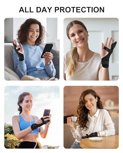Pinky Finger Splint, Broken Fingers Wrist Support, Medium Black Trigger Finger medium size