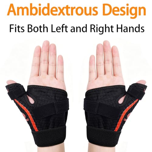 Thumb Brace Right or Left Hand Trigger Thumb Spica Splint Stabilizer Black Hot Pink One Size