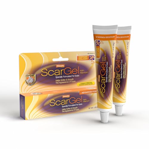 Natureplex Scar Gel 1.25 oz (2 Pack) – With Allantoin, Clinically Proven Formula for Old & New Scars – Reduces Appearance of Scars from Surgery, Burns, Acne, Injury & Stretch Marks